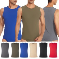 Mens Sexy Muscle Athletic Tank Tops Gym Workout Bodybuilding Training Sport Vest
