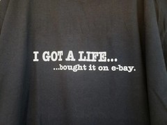 Got A LIFE Bought it on eBay T shirt 2XL FUNNY Unique HUMOROUS brand NEW