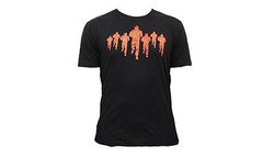 Tough Mudder Large Size 100% Cotton Classic Fit Black Soft T-Shirt Running Man