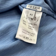 Luca Faloni Silk Cotton Blend Polo Shirt Size XS 20″x28″ Made In Italy