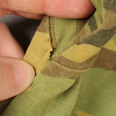 Rothco Woodland Camo Pocket Tee Men’s Small Distressed Military