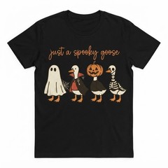 Halloween T-Shirt Halloween Goose Shirt Ghost Shirt Halloween Costume Spooky