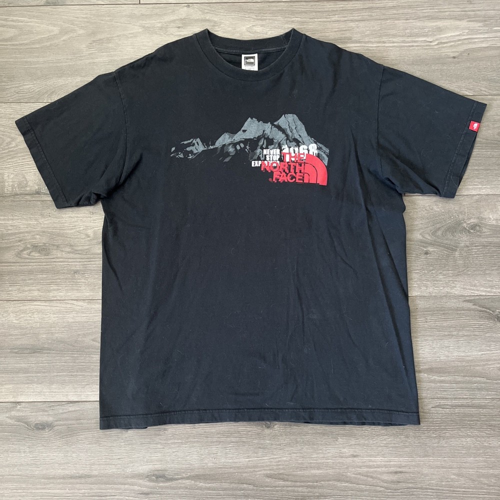 The North Face Mens L T Shirt Black Short Sleeve