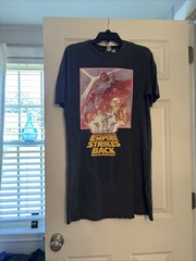Star Wars The Empire Strikes Back Divided LONG Tshirt/pj/dress Gray
