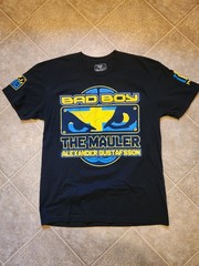 Alexander Gustafsson UFC Fight Night 37 Walkout Bad Boy Black T-Shirt Size L