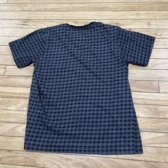 Eighth Avenue Geometric T Shirt Men M Gray Black Art Deco Cube Hexagon Diamond