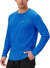 Men’s Rash Guard Swim Shirt UPF 50+ Long Sleeve Quick Dry Lightweight