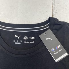 BMW Motorsport Shirt Mens 2XL Black Racing Puma M Logo Graphic T-Shirt