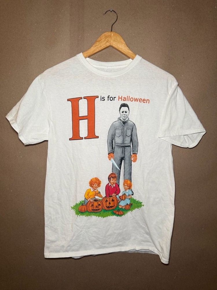 Michael Myers H is for Halloween Graphic T-Shirt