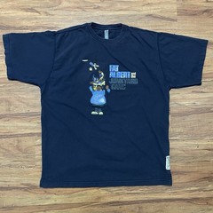 Vtg Y2K Platinum Fubu Fat Albert Junkyard Gang T-Shirt Mens XL Blue Hip Hop