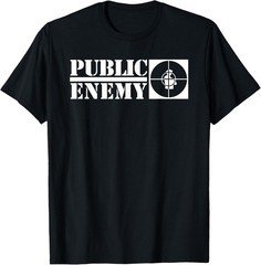 Public Enemy Long Logo T-Shirt Gift Unisex T-Shirt