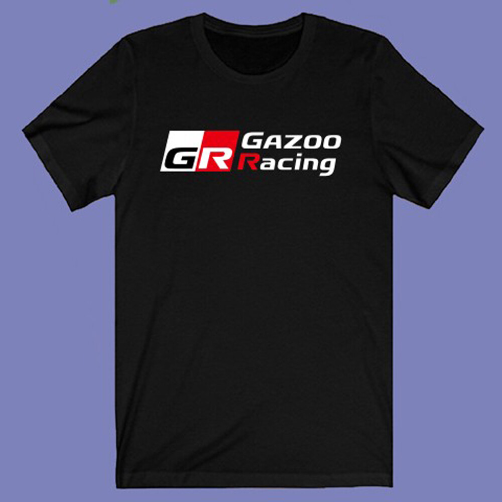 GR Gazoo Racing Japan Sports Car Tuner Logo Men’s Black T-shirt Size S-3XL
