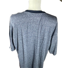 Champian Mens Shirt Two Xtra Large Appliqued Script Logo Easy Care Stretch Blue