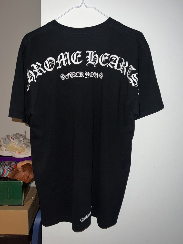 Chrome Hearts Old English F You T Shirt LARGE worn Twice No Fading