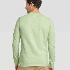 Goodfellow Sage Green Long Sleeve Men’s Tee Size L NEW 100% Cotton
