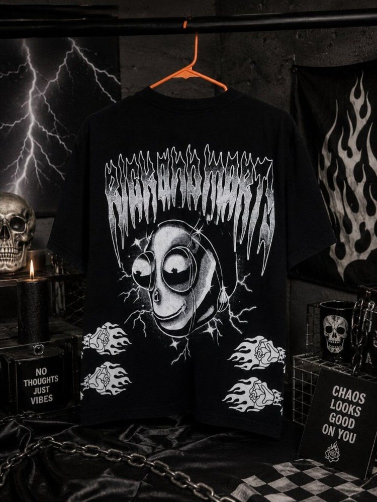 Civil Regime x Rick and Morty Lightning Graphic Tee
