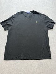Polo Ralph Lauren Mens T-Shirt 3XB Black Short Sleeve Embroidered Logo