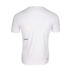 diadora Icon Crew Neck Short Sleeve Athletic T-Shirt Mens White Casual Tops 1802