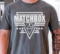 Matchbox Twenty T-Shirt on Premium Vintage Black Comfort Colors Tee