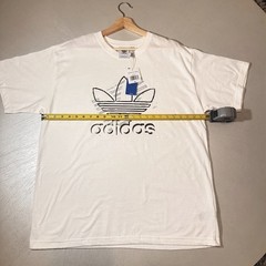 Adidas OG Sketch Trefo Men’s White Graphic Logo Crew Neck T-Shirt XL