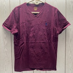 Polo Ralph Lauren Men’s V-Neck Modern Classic-Fit T-Shirt Large Burgundy