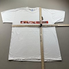 Vintage Hinano Tahiti Beer T-Shirt Mens Large White Polynesia Hawaii Floral 90s