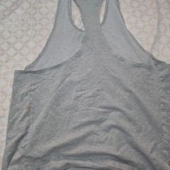 GYM SHIRT STRINGER TEES 2XL GRAY PERFECT FOR THE GYM