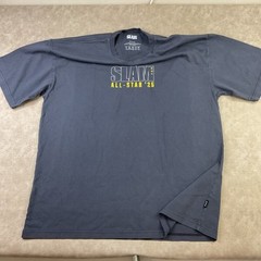 Slam T-Shirt Men Sz XL All-Star’25 Graphic Tee Crewneck Gray Short Sleeve