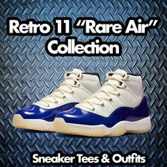 Shirt To Match The Retro 11 Rare Air AJ11- Bull Sneaker Tees