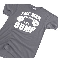 The Man Behind The Bump newborn baby #1 dad pregnant maternity super T-Shirt