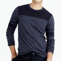 J.Crew Men’s Medium Slim Fit 100% Cotton Colorblock Shirt, Two Tone Blue NWT
