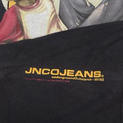 Vintage 90s JNCO Jeans Skater E85 Underground Substance Tshirt Size Large Faded