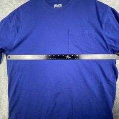 Duluth Trading Co T-Shirt Men’s Large Blue Pullover Short Sleeve Pocket Cotton