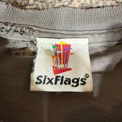 Vintage 90s Six Flags Batman The Dark Knight Tee Size XL Distressed & Faded