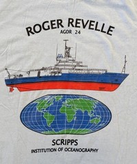VTG 90s Scripps Institution Of Oceanography UCSD T Shirt Revelle Agor 24 XL