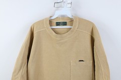Vtg 90s Orvis Mens Large Faded Baggy Heavy Stonewash Thermal Knit T-Shirt USA