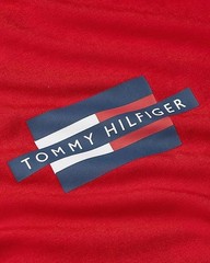 Tommy Hilfiger Men’s Medium Red Flag Logo Box T Shirt (MW38636-601) Size XXL