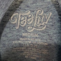 Men’s Tee Luv Graphic Pepsi-Cola Tokyo Japan Retro Look Logo T-Shirt Blue Size M