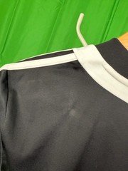 adidas short sleeve shirt football Med 38-40 in chest black green white mens