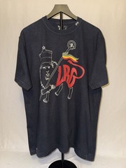 LRG Lion Graphic T‑Shirt – Black Size Large (22×29) Front & Back Print Excellent