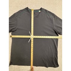 Tommy Bahama Mens Gray V-Neck T-Shirt XL Modal Blend Textured Short Sleeve