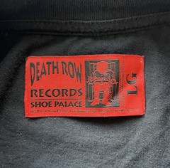 Death Row Records 30th Anniversary Shoe Palace T-Shirt L Black The Untouchable