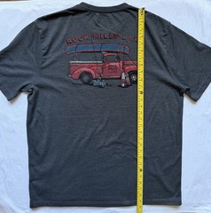 G.H. Bass & Co. Men’s XL Gray Rock Mills Lake Graphic Crew Neck Short Sleeve Tee