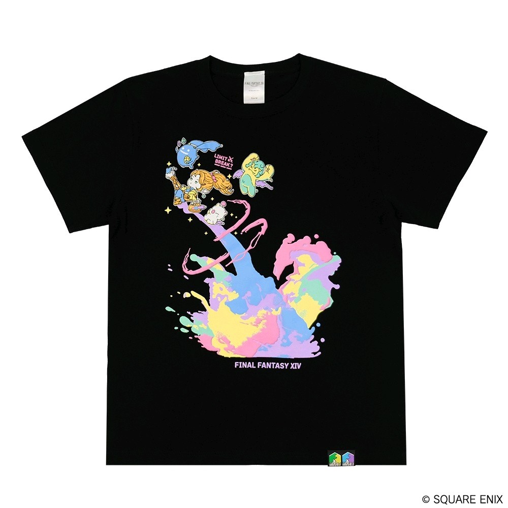 Square Enix Final Fantasy XIV T-shirt Pictomancer Black Unisex Japan Size: M