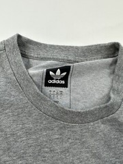 Adidas Shirt Mens Large Gray Short Sleeve