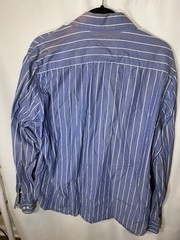 American Eagle Outfitters Xl Blue Button Up Shirt, Shirt Is Slightly Discolored