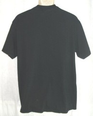 TUXEDO tee T shirt sz L Formal PROM Black