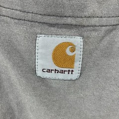 VTG Carhartt Gradient Sun Faded Pocket Front Worn WIP Workwear T-Shirt Size L