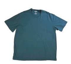 Duluth Trading Co T-Shirt Men’s 2XL Blue Green Relaxed Fit Longtail Casual Tee
