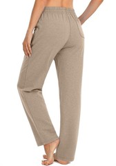 Women’s Cotton Sweatpants Yoga Lounge Casual Pants Open Bottom Sweat Pants fo…